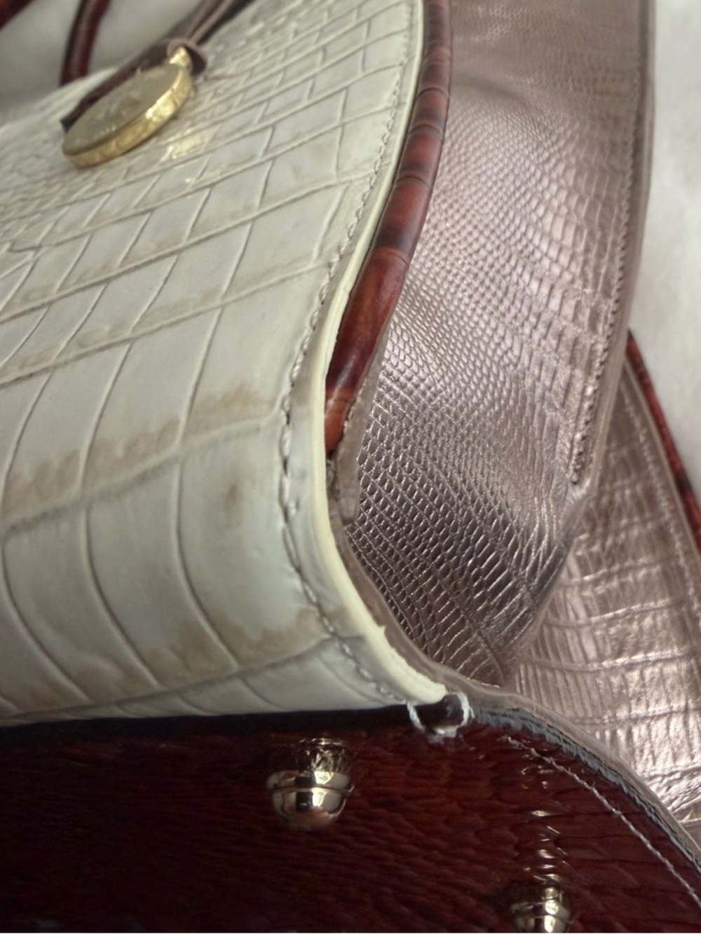 NWT Brahmin Priscilla Satchel - Picture 6 of 12